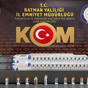 Batmanda 5 bin 325 paket kaçak sigara ele geçirildi
