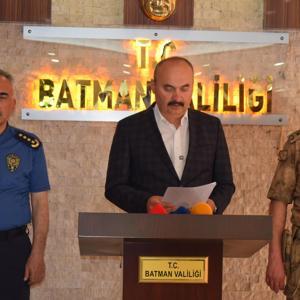 Batmanda Nisan ayı asayiş ve güvenlik toplantısı yapıldı
