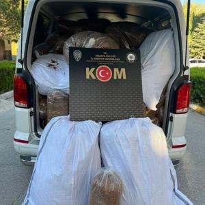 Amasyada 1.2 ton kıyılmış tütün ele geçirildi; 1 gözaltı