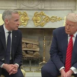 GÖZÜ KANADA’DA Beyaz Sarayda Trump-Carney görüşmesi böyle geçti