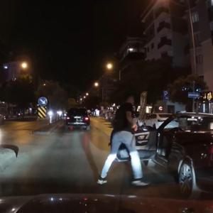Tartıştığı motosikletlinin üzerine döner bıçağıyla yürüyen sürücü tutuklandı