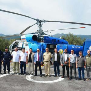 Balıkesirde yangın söndürme helikopteri göreve başladı