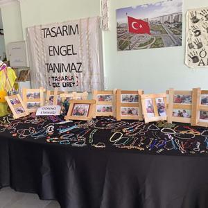 Özel gereksinimli bireyler, tasarımlarıyla sergide buluştu