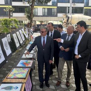 Pamokovada mesleki tanıtım sergisi açıldı