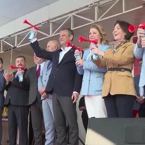 ANKARADA 19 MAYIS HALK KOŞUSU | Koşuyu CHP Genel Başkanı Özel başlattı