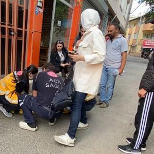Tekirdağda 1inci kattan düşen bebek yaralandı