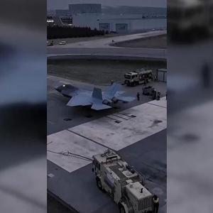 TUSAŞtan yerli muharip uçak KAANın yeni görüntüsü