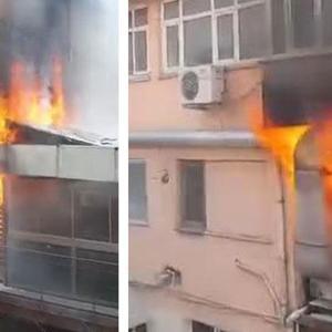 SON DAKİKA... İstanbul Mecidiyeköyde kafede yangın