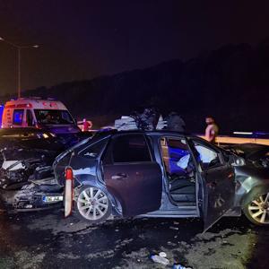 İstanbul - Beykoz TEM Otoyolunda zincirleme kaza: 7 yaralı