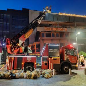 Beşiktaşta Restoranda Çıkan Yangın Söndürüldü