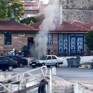 Seyir Halindeyken Yanan Otomobil