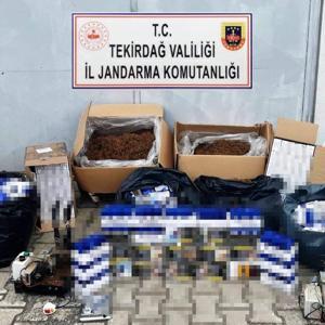 Tekirdağda sahte içki ve kaçak sigara operasyonu