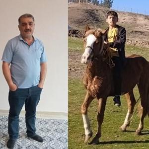Kamyonette yakılan baba ve oğlunun cenazeleri, yan yana defnedildi