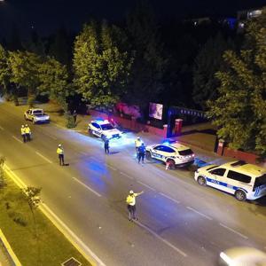 Çorlu’da trafik polislerinden gece denetimi