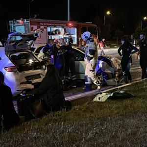 Kütahya’da zincirleme trafik kazası; 2’si ağır 6 yaralı