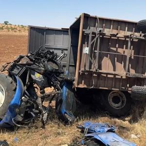 Şanlıurfa’da traktör devrildi; 2 ölü