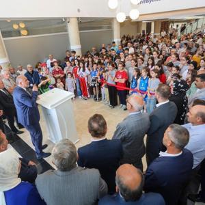 Canik’te bayramlaşma programına yoğun ilgi