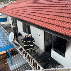 Eğirdirde iş yeri yangını