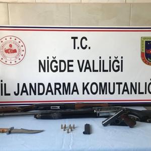 Niğdede Ruhsatsız Silah Baskını