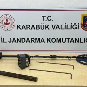 Karabükte kaçak kazı yapan 5 kişi suçüstü yakalandı