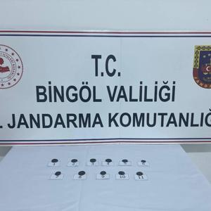 Bingölde 11 sikke ele geçirildi