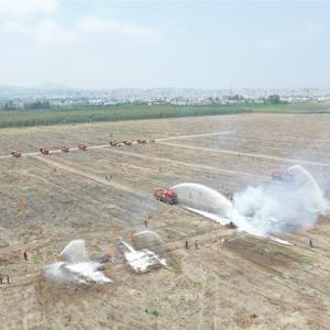Mersin’de yangın iş başı eğitimleri tatbikatla tamamlandı