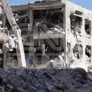 CNN TÜRK GÖRÜNTÜLEDİ: İşte İran saldırısında yıkılan Tel Aviv