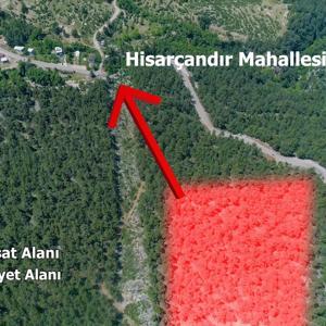 Hisarçandırda ormanda dinamit tehlikesine karşı köylülerden imza kampanyası