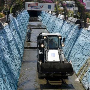 Damlacık Deresinde hijyen ve temizlik çalışması