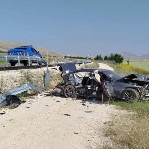 Korkutelide kaza: 3 yaralı