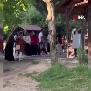 Çocukların kavgasına anneler dahil oldu, ortalık birbirine girdi