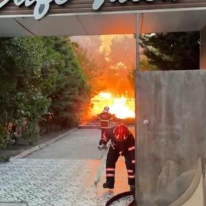 Sakaryada kafede çıkan yangın korkuttu