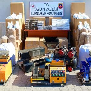 Aydında kaçak sigara operasyonu; 1 gözaltı