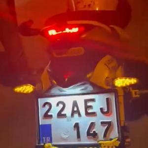 Abart egzozlu motosikletliye 20 bin lira ceza