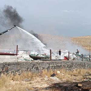 Gaziantep’te geri dönüşüm fabrikasında yangın