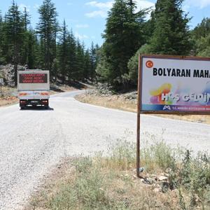 Gülnar’ın yolları yenilenmeye devam ediyor