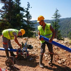 Meski, Anamur’da alternatif su kaynağını devreye aldı