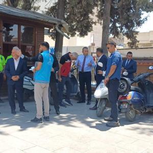 Vali Şahin parkta incelemede bulundu