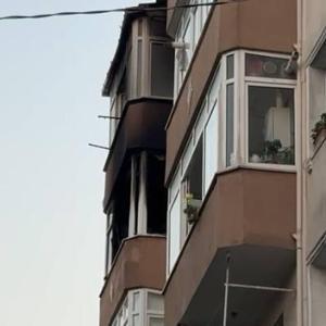 İstanbul- Küçükçekmece’de 8 katlı binada çıkan yangın söndürüldü