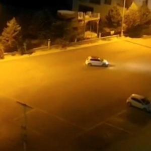 Otomobiliyle drift atan sürücünün ehliyetine el konuldu