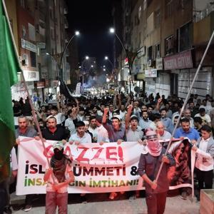 Mardin’de Gazze’ye destek yürüyüşü