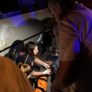 Mardinde minibüsle çarpışan motosikletteki 2 kişi yaralandı