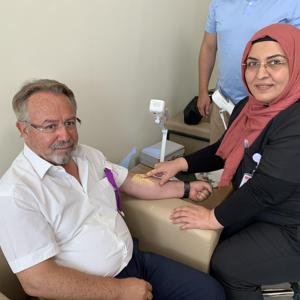 Hastaneye damar görüntüleme cihazı bağışlandı