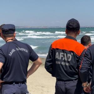 Tekirdağda denizde kaybolan genci arama çalışmaları sürüyor