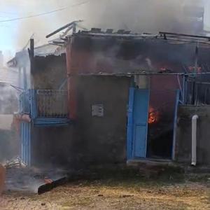 Ankarada müstakil evde yangın