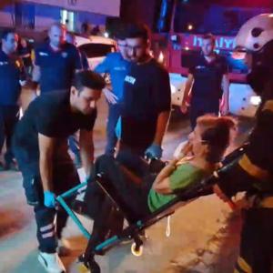 Apartman dairesinde yangın; dumandan etkilenen kadın hastaneye kaldırıldı
