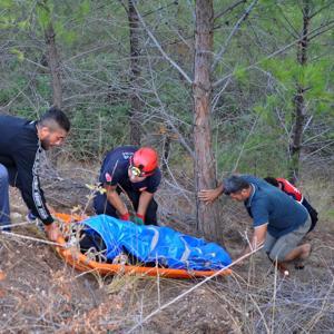 60 metrelik uçuruma yuvarlanan otomobildeki Muhammet, hayatını kaybetti
