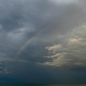 Ordu’da sağanak sonrası gökkuşağı oluştu