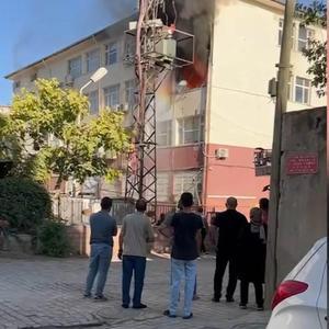Şanlıurfadaki Hilvan Hükümet Konağı’nda yangın