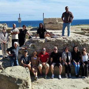 Tiyatrocular, Perinthos Antik Kentinde ortaya çıkarılan tiyatroyu ziyaret etti